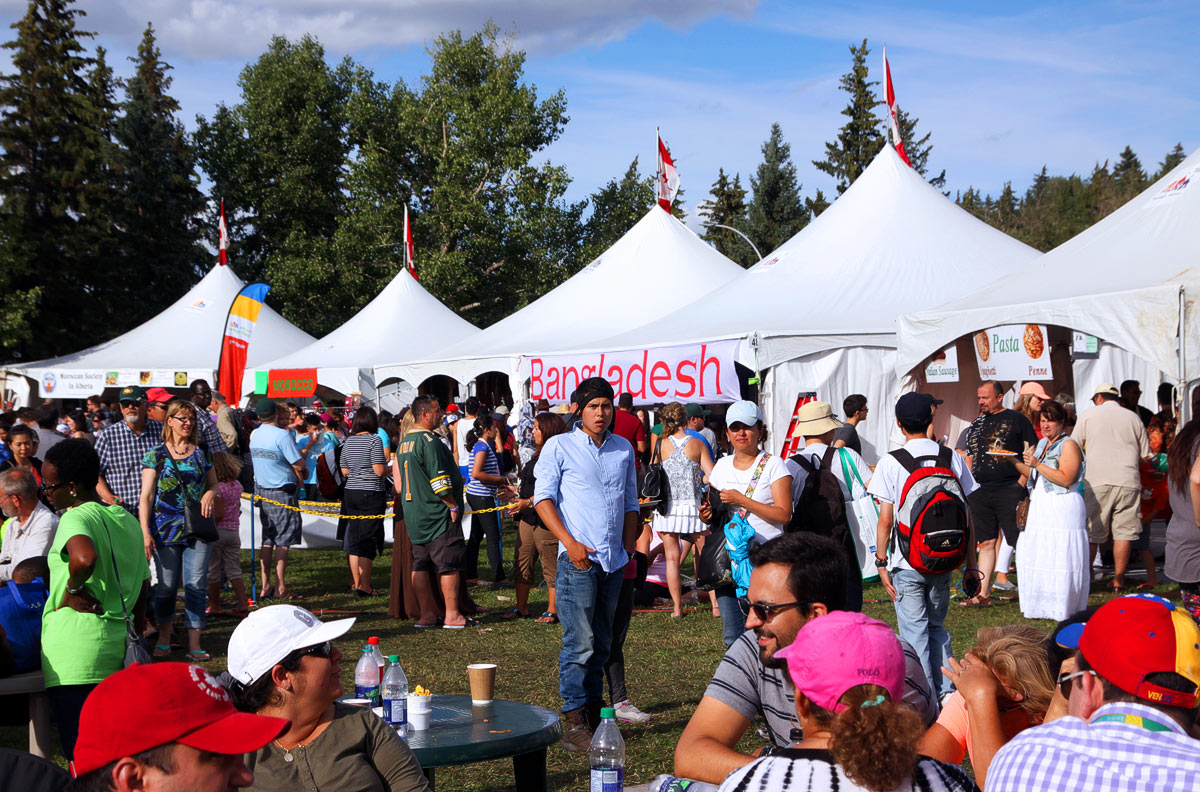 The Bangladesh Pavilion at the Heritage Festival in Edmonton